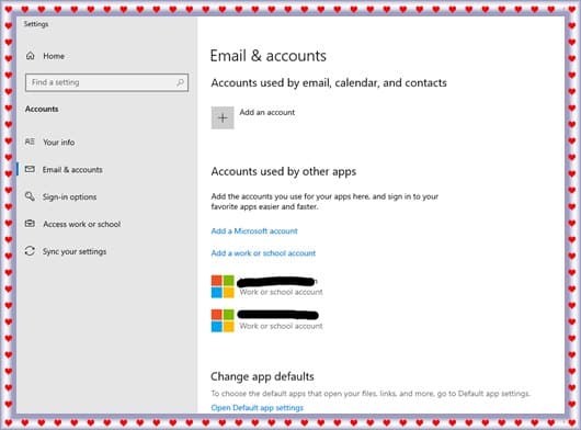 Remove duplicate or multiple Microsoft accounts