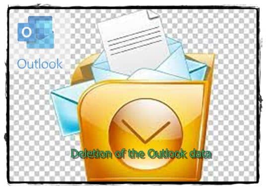 Deletion of the Outlook data