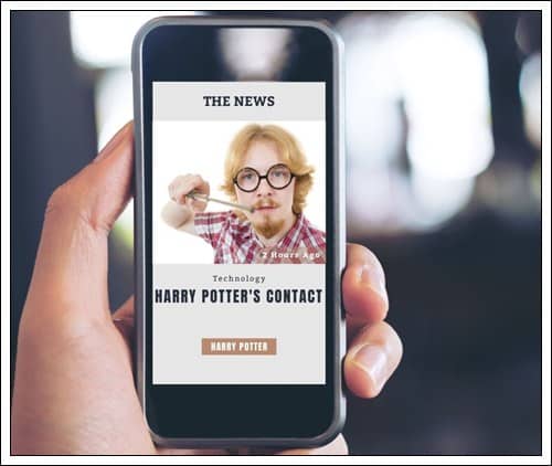 Harry Potter's contact 