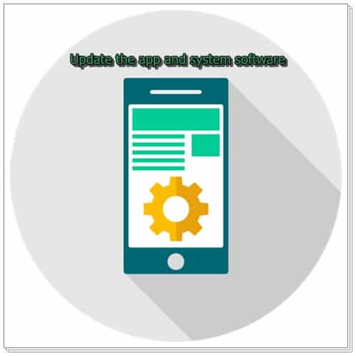 Update the app and system software
