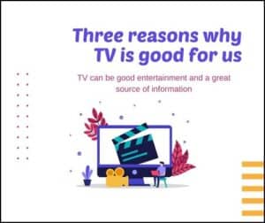 Three reasons why TV is good for us