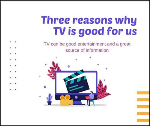 Three reasons why TV is good for us