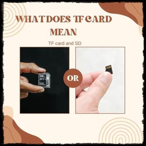 What does TF card mean