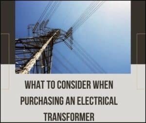 electrical transformers