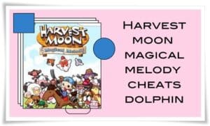 harvest moon: magical melody gamecube cheats