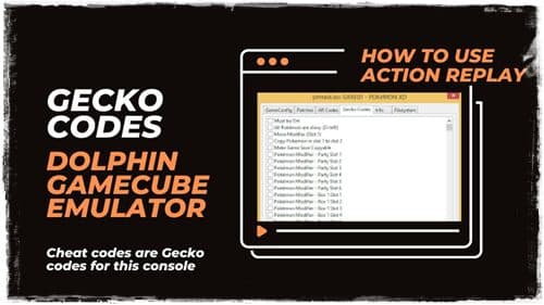 How to use Action Replay & Gecko Codes on the Dolphin Gamecube Emulator
