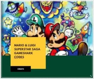 mario and luigi superstar saga cheats