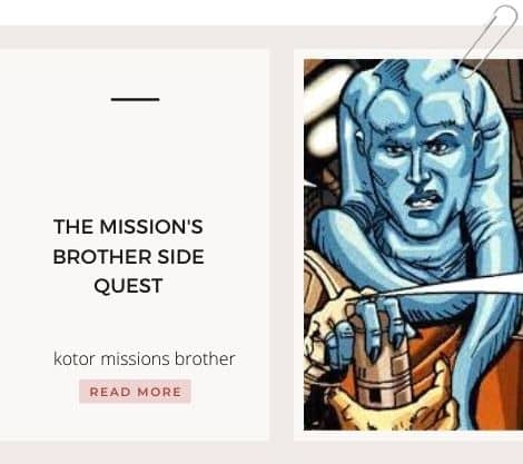 The Mission's Brother Side Quest