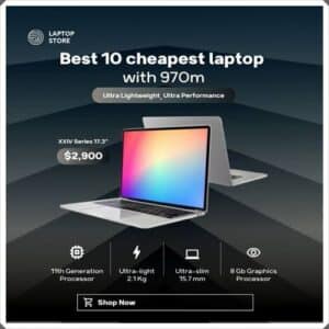 cheapest laptop with 970m