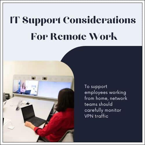 IT Support Considerations For Remote Work