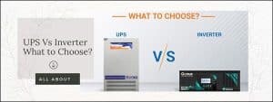 UPS Vs Inverter