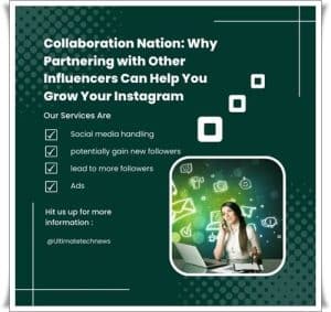 By partnering with other influencers