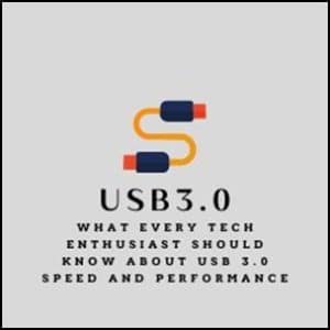 USB 3.0 speed