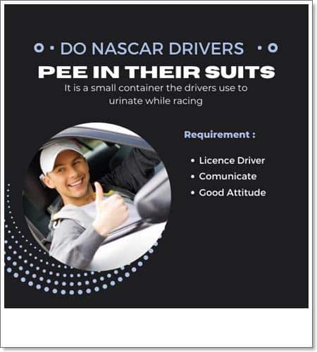 Do NASCAR Drivers Pee in Their Suits