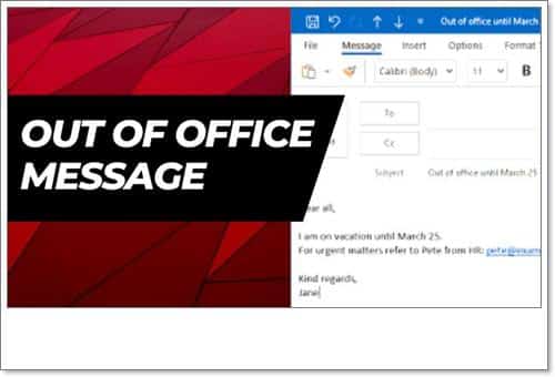 How to Write an Effective Out of Office Message