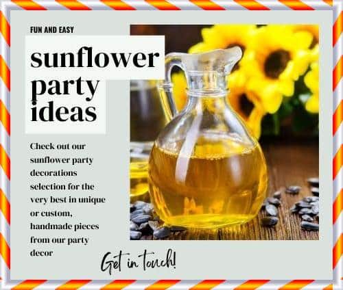Top 10 Sunflower Party Ideas