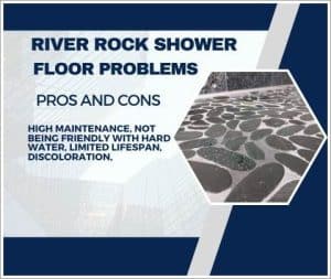river rock shower floor problems