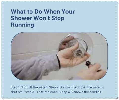 What to Do When Your Shower Won't Stop Running