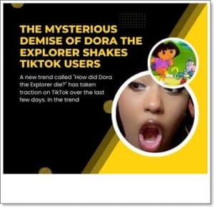 death of Dora the Explorer
