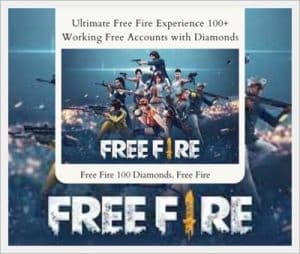 Free fire account IDs and passwords
