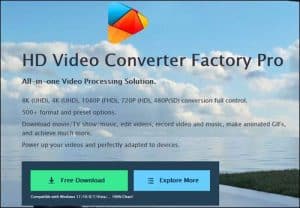 HD Video Converter Factory Pro