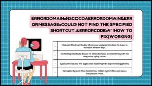 errordomain=nscocoaerrordomain&errormessage=could not find the specified shortcut.&errorcode=4