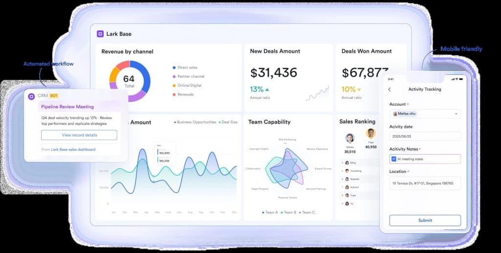Lark Base creating structured systems that save time