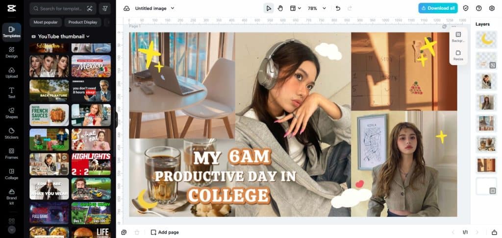 Personalize your header