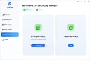 backup WhatsApp on iPhone