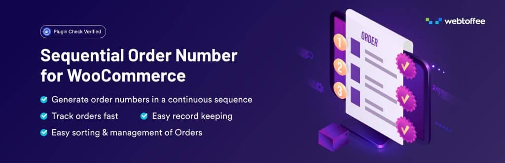 Sequential Order Numbers for WooCommerce