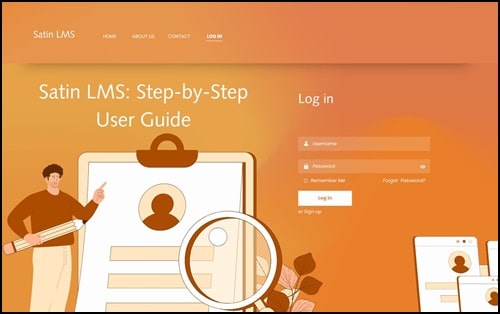 Satin LMS login